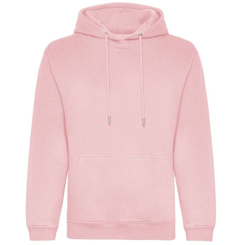 Awdis Mens Hoodie / Baby Pink